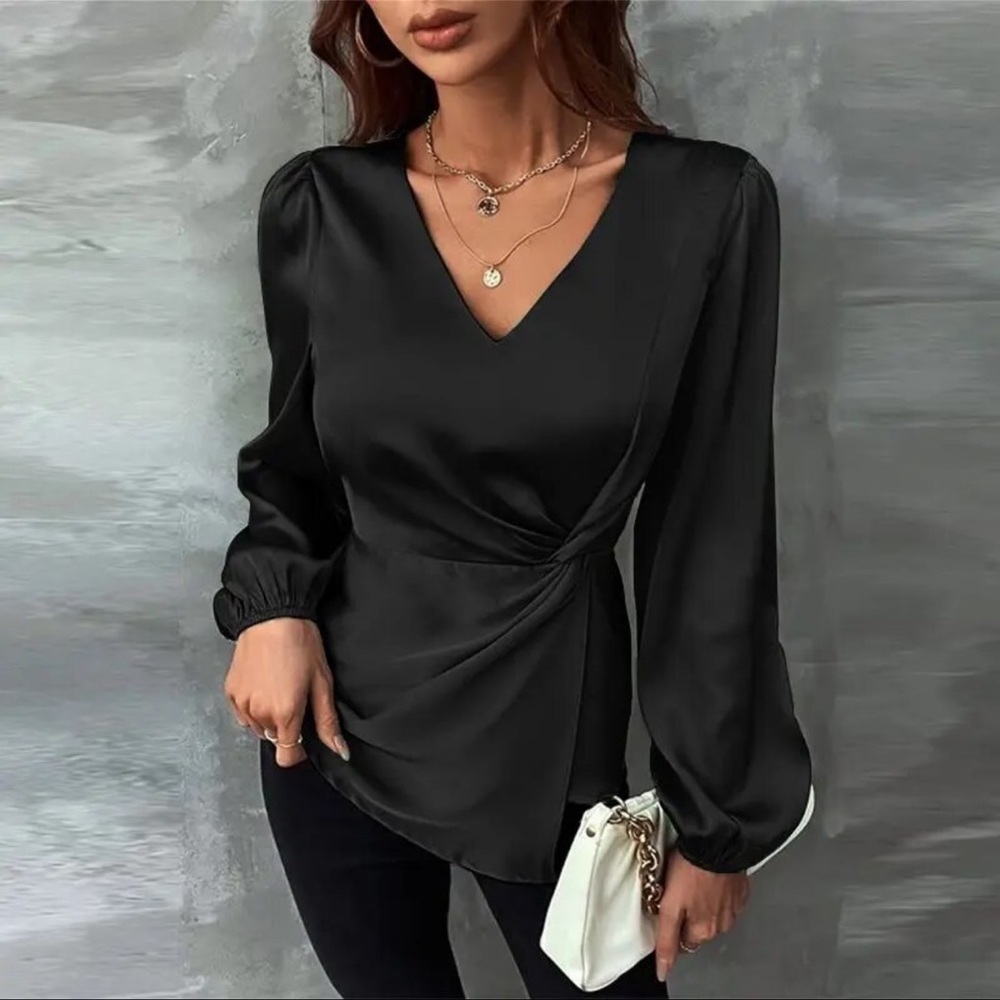 satin blouse